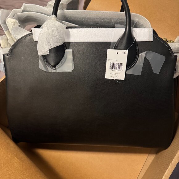 NWT Coach Soft Empire Carryall Bag 40-Brass/Black - Picture 5 of 12